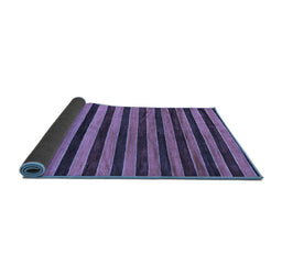 Sideview of Abstract Blue Modern Rug, abs20blu