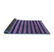 Sideview of Abstract Blue Modern Rug, abs20blu