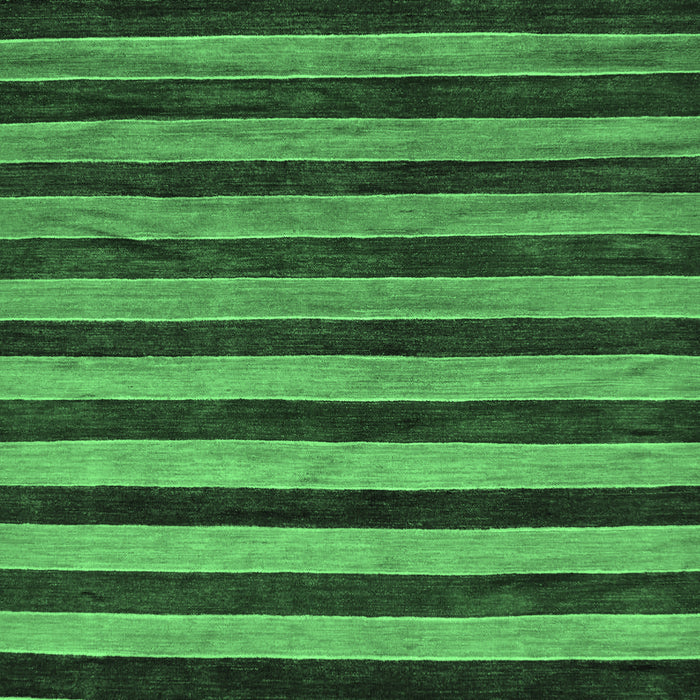 Machine Washable Abstract Emerald Green Modern Area Rugs, wshabs20emgrn