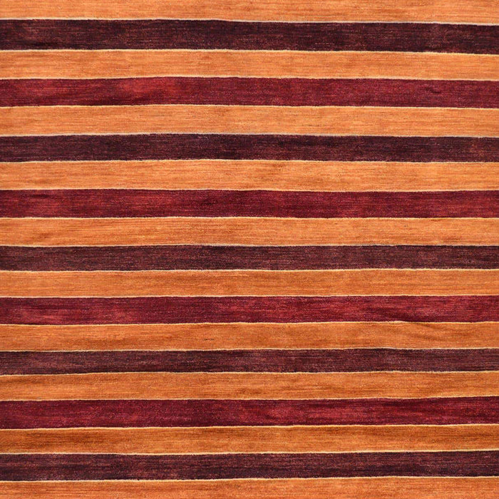 Machine Washable Abstract Tomato Red Rug, wshabs20