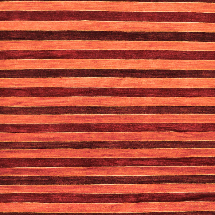 Square Abstract Orange Modern Rug, abs20org