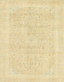 Abstract Brown Gold Modern Rug, abs2100