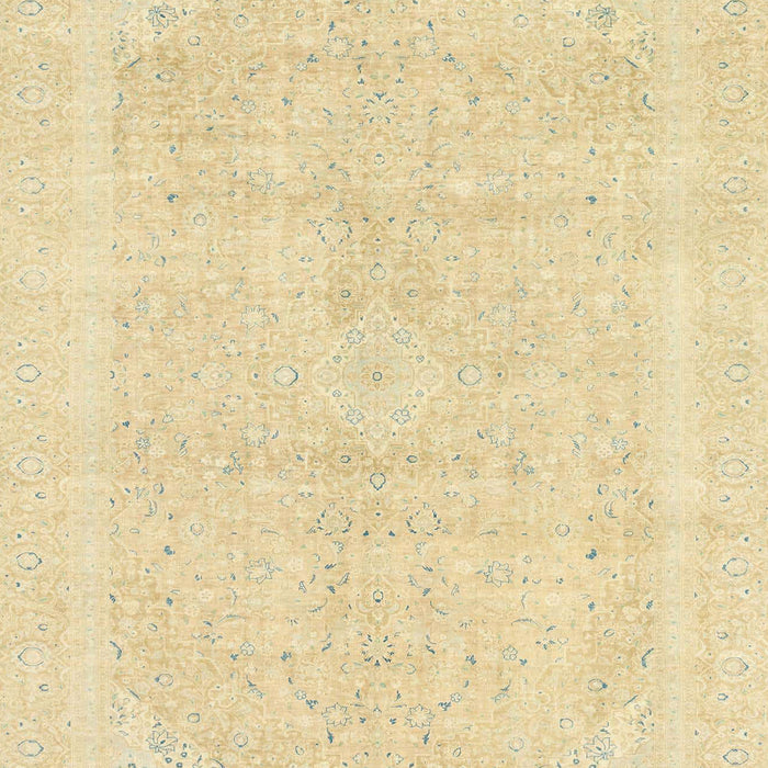 Machine Washable Abstract Brown Gold Rug, wshabs2100