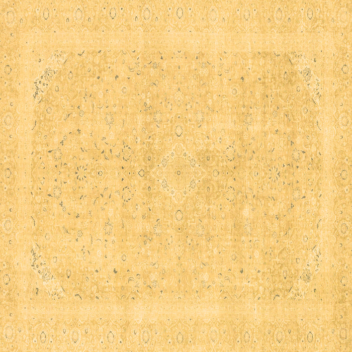 Square Abstract Brown Modern Rug, abs2100brn