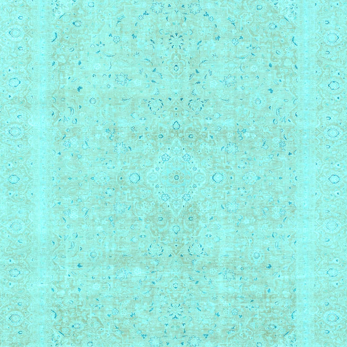 Machine Washable Abstract Light Blue Modern Rug, wshabs2100lblu