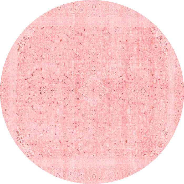 Abstract Red Modern Rug, abs2100red