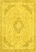 Abstract Yellow Modern Rug, abs2101yw