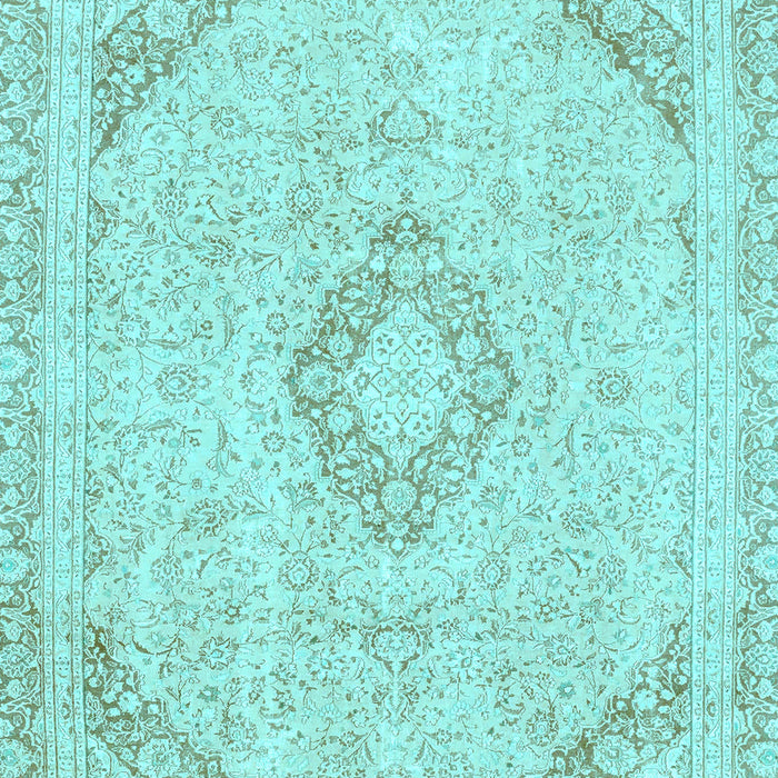 Machine Washable Abstract Light Blue Modern Rug, wshabs2101lblu