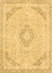 Abstract Brown Modern Rug, abs2101brn