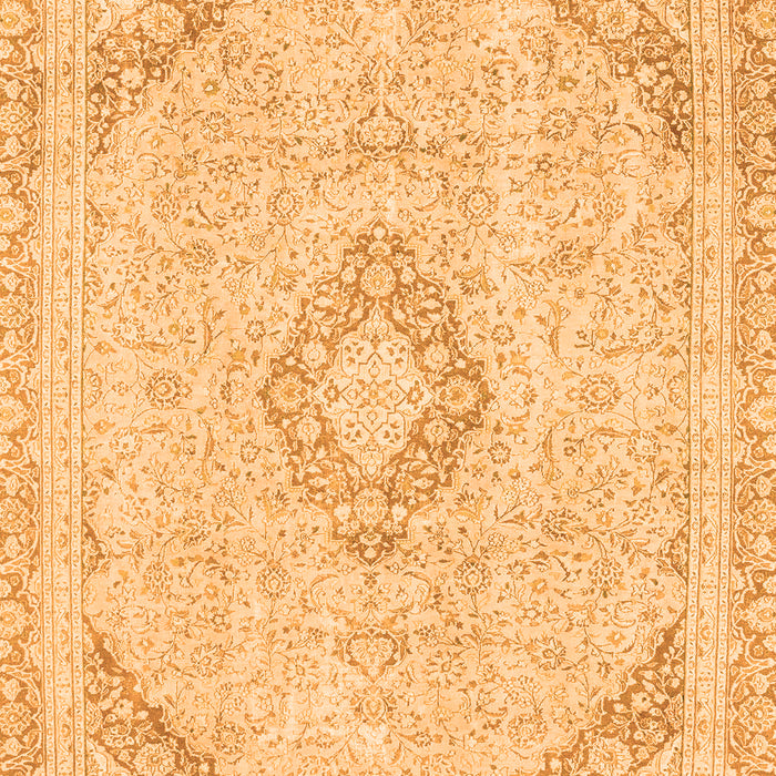 Machine Washable Abstract Orange Modern Area Rugs, wshabs2101org