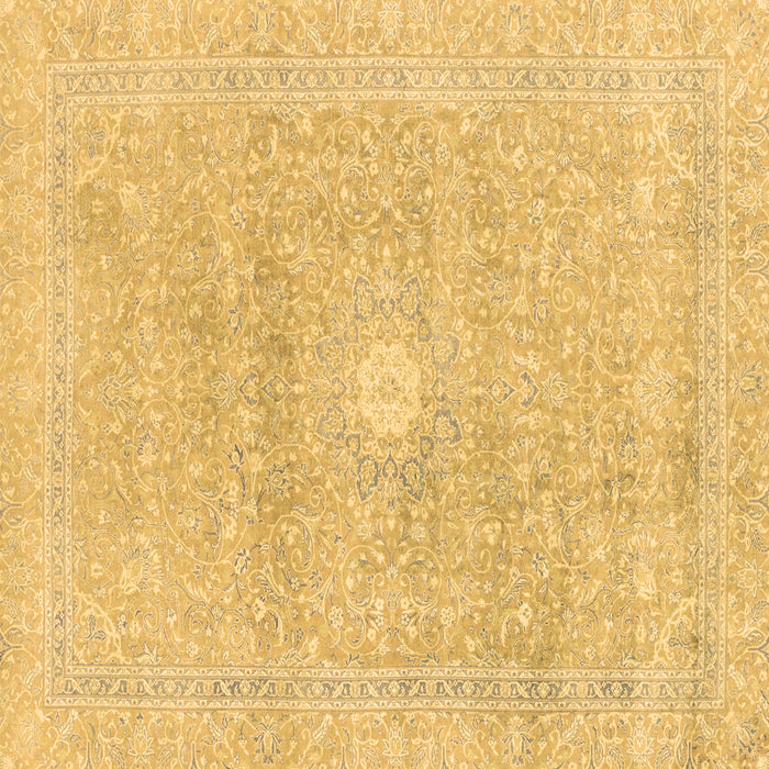 Square Abstract Brown Modern Rug, abs2102brn
