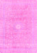 Abstract Pink Modern Rug, abs2102pnk