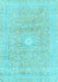 Abstract Light Blue Modern Rug, abs2102lblu