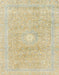 Machine Washable Abstract Brown Gold Rug, wshabs2102