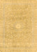 Abstract Brown Modern Rug, abs2102brn