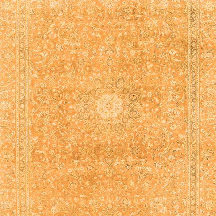 Machine Washable Abstract Orange Modern Area Rugs, wshabs2102org