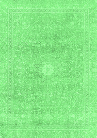 Abstract Emerald Green Modern Rug, abs2102emgrn