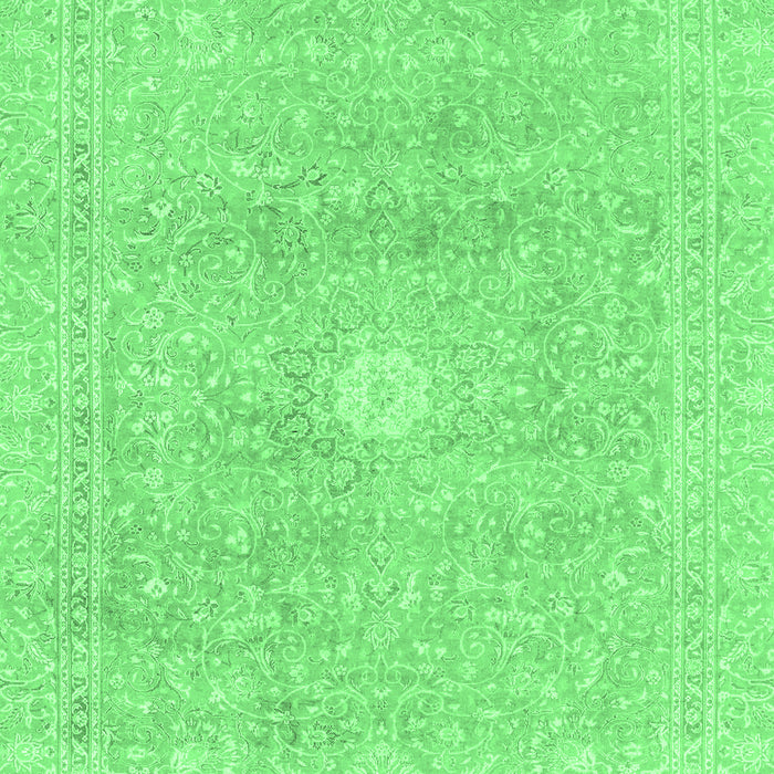 Abstract Emerald Green Modern Rug, abs2102emgrn