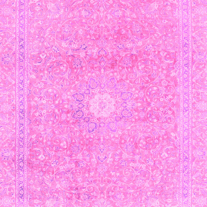 Machine Washable Abstract Pink Modern Rug, wshabs2102pnk