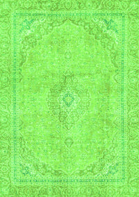 Abstract Green Modern Rug, abs2103grn