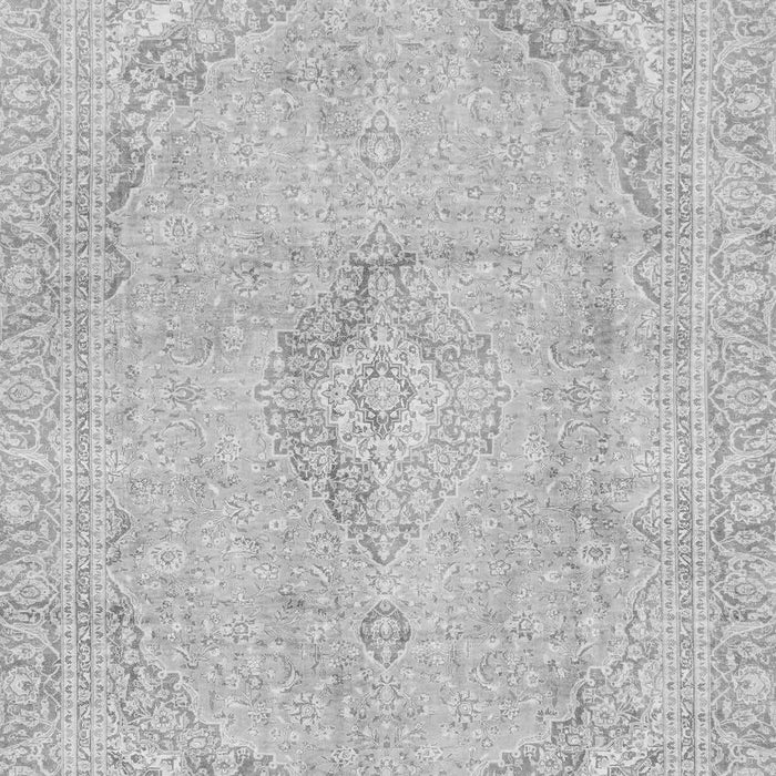 Machine Washable Abstract Gray Modern Rug, wshabs2103gry