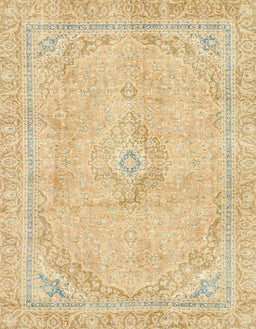 Abstract Mustard Yellow Modern Rug, abs2103
