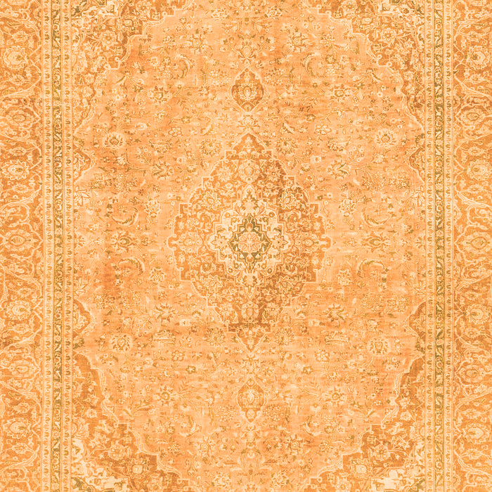 Machine Washable Abstract Orange Modern Area Rugs, wshabs2103org