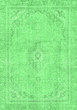 Abstract Emerald Green Modern Rug, abs2103emgrn