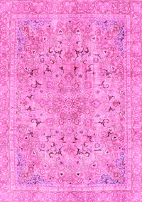 Abstract Pink Modern Rug, abs2104pnk