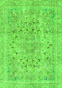 Abstract Green Modern Rug, abs2104grn