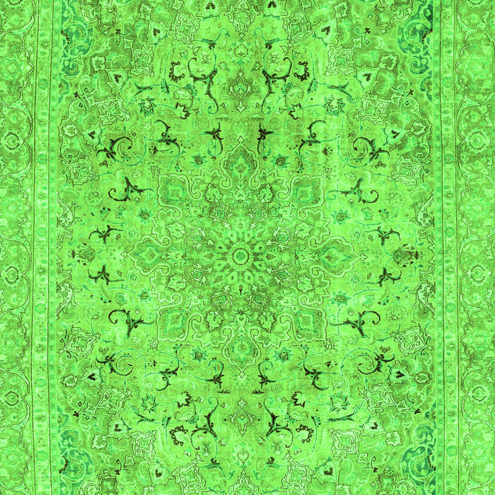 Abstract Green Modern Rug, abs2104grn