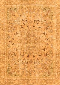 Abstract Orange Modern Rug, abs2104org