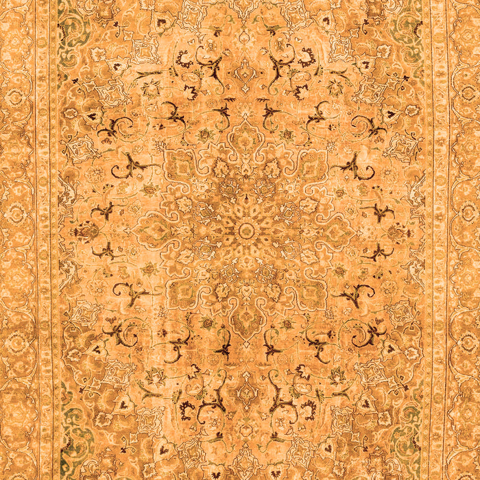 Machine Washable Abstract Orange Modern Area Rugs, wshabs2104org