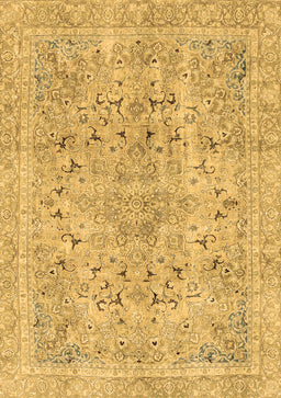 Abstract Brown Modern Rug, abs2104brn