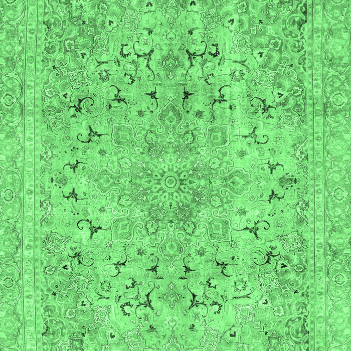 Abstract Emerald Green Modern Rug, abs2104emgrn