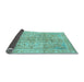 Sideview of Abstract Light Blue Modern Rug, abs2104lblu