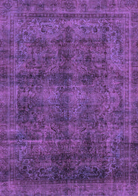 Abstract Purple Modern Rug, abs2105pur