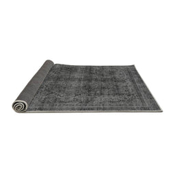 Sideview of Abstract Gray Modern Rug, abs2105gry