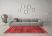 Modern Red Washable Rugs