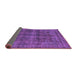 Sideview of Abstract Purple Modern Rug, abs2105pur