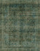 Abstract Army Green Modern Rug, abs2105