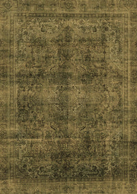 Abstract Brown Modern Rug, abs2105brn