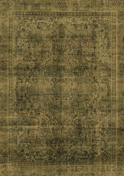 Abstract Brown Modern Rug, abs2105brn