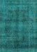 Abstract Light Blue Modern Rug, abs2105lblu