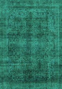 Abstract Turquoise Modern Rug, abs2105turq