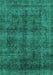 Abstract Turquoise Modern Rug, abs2105turq