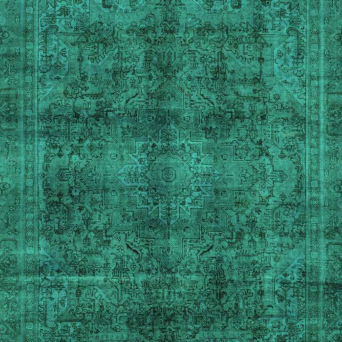 Machine Washable Abstract Turquoise Modern Area Rugs, wshabs2105turq
