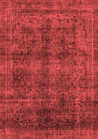 Abstract Red Modern Rug, abs2105red