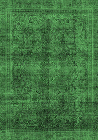 Abstract Emerald Green Modern Rug, abs2105emgrn