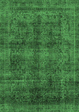 Abstract Emerald Green Modern Rug, abs2105emgrn